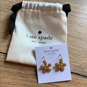 Kate Spade Marguerite flower earrings NWT
